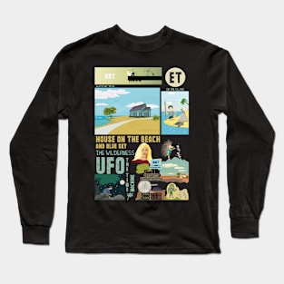 Art, house on the beach Long Sleeve T-Shirt